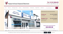 Desktop Screenshot of funeraldirectorseastbourne.com