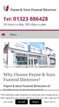 Mobile Screenshot of funeraldirectorseastbourne.com